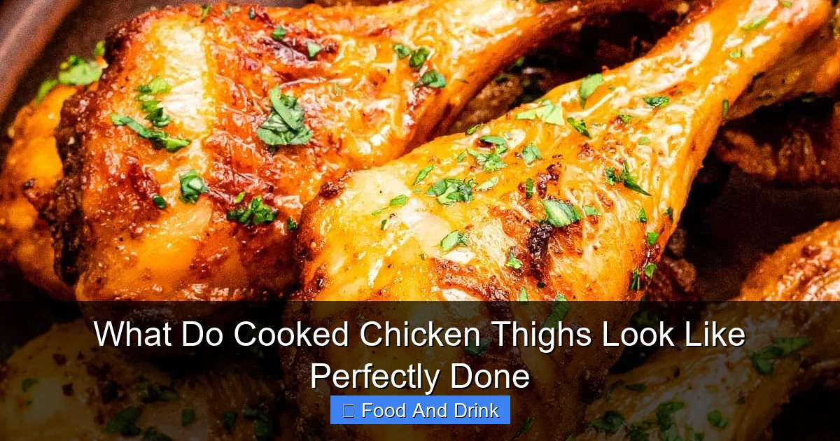 What Do Cooked Chicken Thighs Look Like Perfectly Done