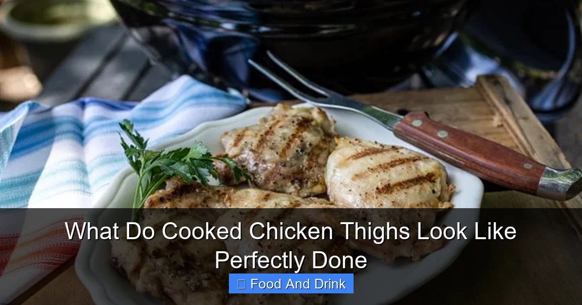 What Do Cooked Chicken Thighs Look Like Perfectly Done