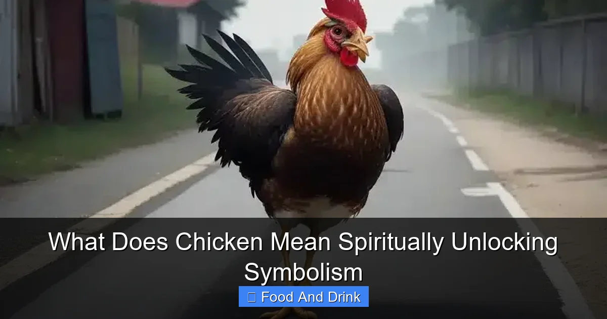 What Does Chicken Mean Spiritually Unlocking Symbolism