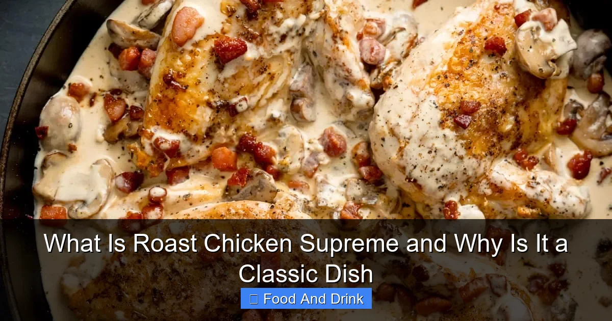 What Is Roast Chicken Supreme and Why Is It a Classic Dish