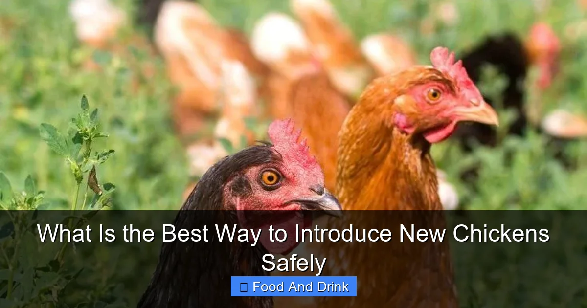 What Is the Best Way to Introduce New Chickens Safely