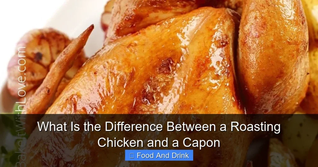 What Is the Difference Between a Roasting Chicken and a Capon