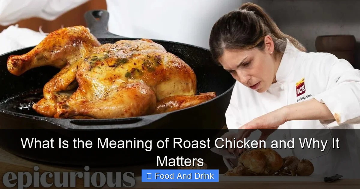 What Is the Meaning of Roast Chicken and Why It Matters