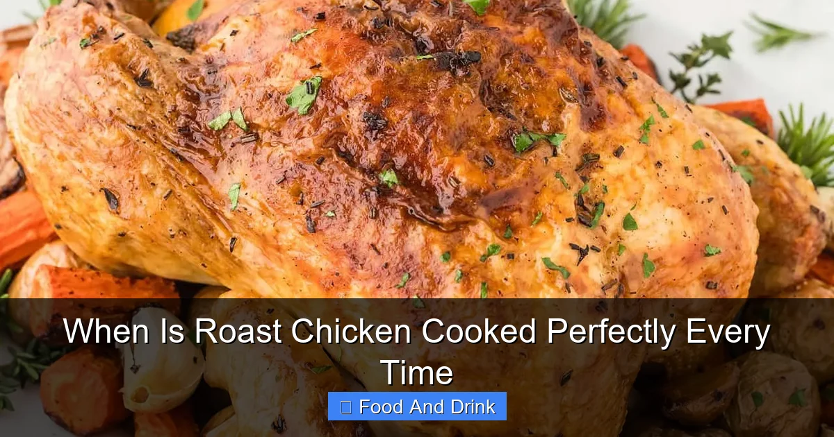 When Is Roast Chicken Cooked Perfectly Every Time
