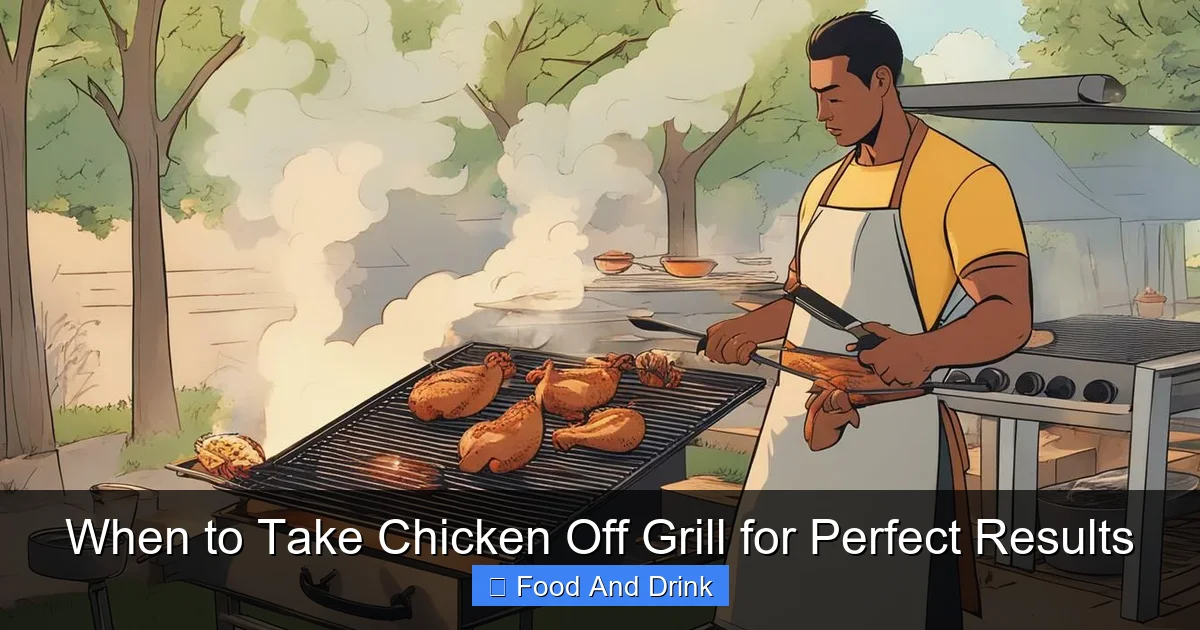 When to Take Chicken Off Grill for Perfect Results