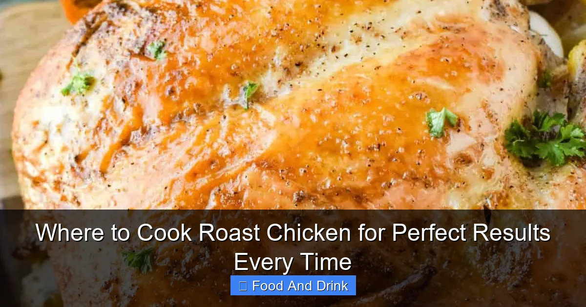 Where to Cook Roast Chicken for Perfect Results Every Time