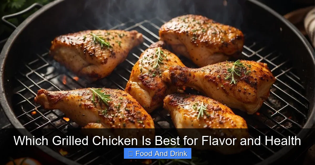 Which Grilled Chicken Is Best for Flavor and Health