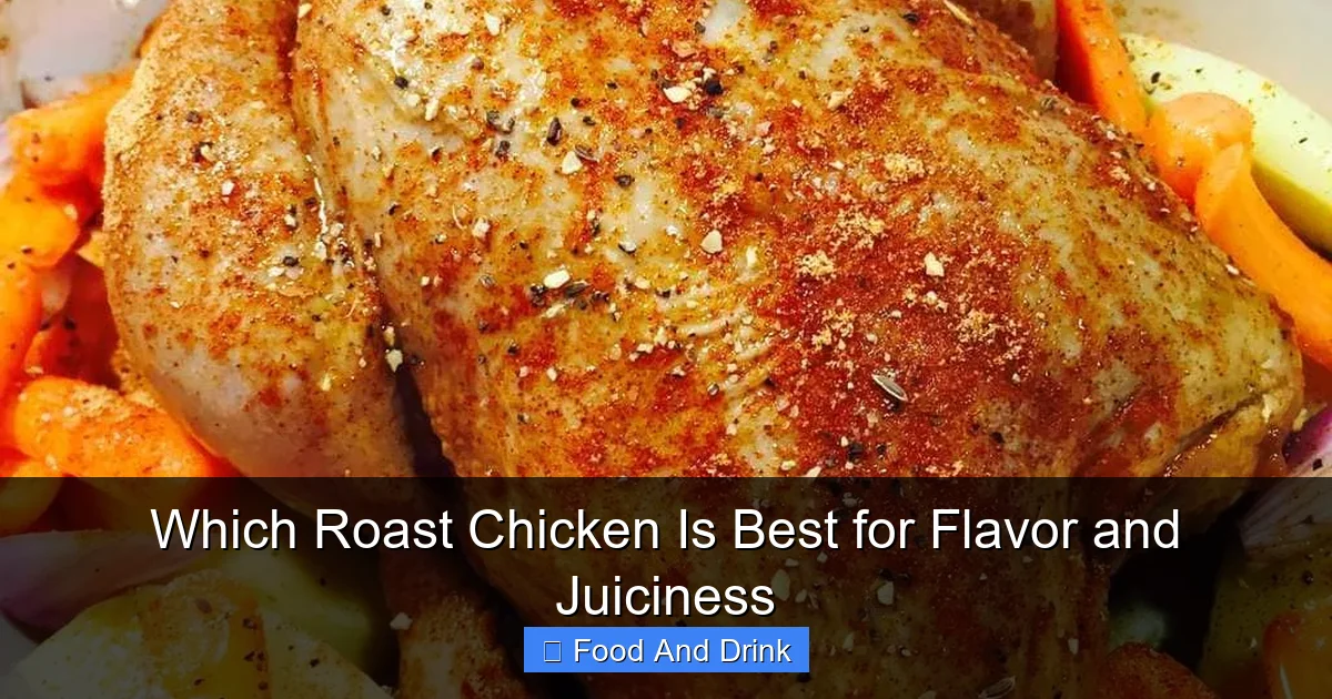 Which Roast Chicken Is Best for Flavor and Juiciness