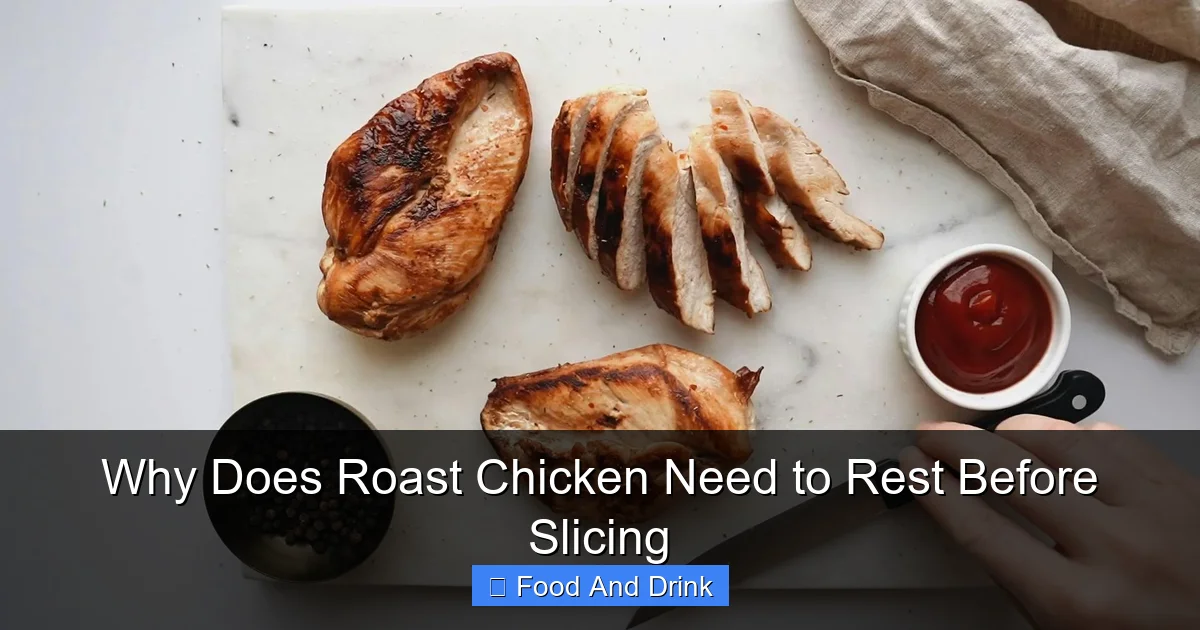 Why Does Roast Chicken Need to Rest Before Slicing