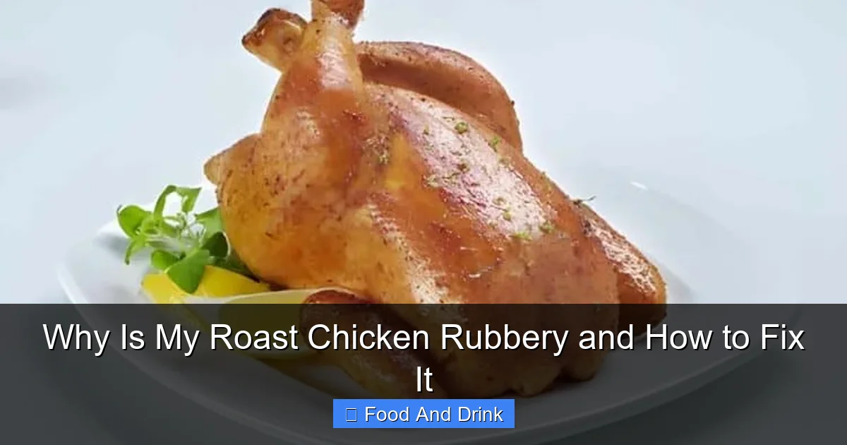 Why Is My Roast Chicken Rubbery and How to Fix It