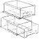 2 Pack Refrigerator Drawers Review: Clear Stackable Fridge Organizer Bins