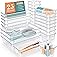Vtopmart 25 PCS Clear Plastic Drawer Organizers Review: Best Versatile Bathroom