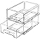 2 Pack Stackable Storage Drawers Review: Clear Acrylic Fridge Organizers for Max