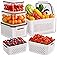 4 PCS Fruit Storage Containers Review: Best Fridge Organizers with Removable Col