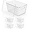 Clear Plastic Storage Bins Review: Stackable Pantry Organizers for Kitchen & Fri