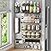 Magnetic Spice Rack for Refrigerator Review: 7-Pack Metal Shelves for Smart Frid
