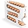Egg Holder for Fridge Review: Space-Saving 4-Tier Automatic Rolling Dispenser