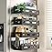4 Pack Magnetic Spice Rack Review: Best Black Fridge Organizers for Kitchen Stor